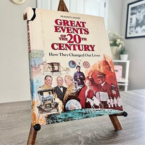 1977 Readers Digest Great Events of the 20th Century Hardcover Book